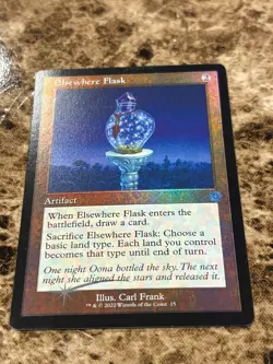 ELSEWHERE FLASK Magic MTG The Brothers War Retro Foil - Image 1