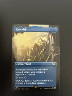 Rivendell (Borderless) Universes Beyond: the Lord of the Rings Mtg Rare 344 - Image 1