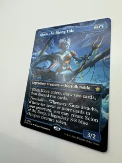 MTG TCG Kiora, the Rising Tide (Borderless) Foundations Regular - Image 2
