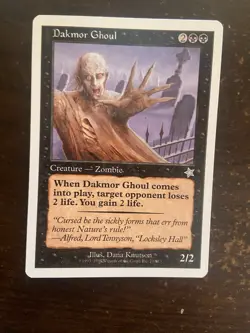 MTG Dakmor Ghoul Starter 1999 Near Mint Condition - Image 1
