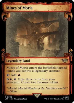 MTG Mines of Moria 708 Rare Showcase Scrolls The Lord of the Rings - Image 1