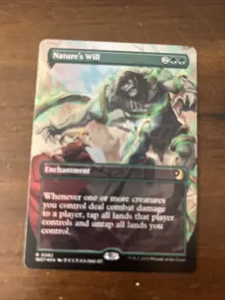 Nature's Will R Anime Foil #82 | WOT Wilds of Eldraine: Enchanting Tales | MTG N - Image 1