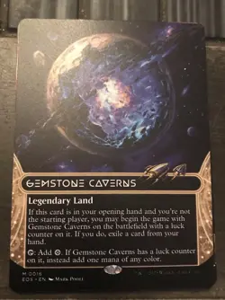 Gemstone Caverns - Borderless - Edge of Eternities - EOS MTG Non Foil - Image 1