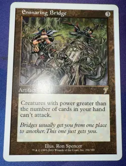 MTG - Ensnaring Bridge - NM - Stronghold -Magic the Gathering #3 - FREE DELIVERY - Image 1