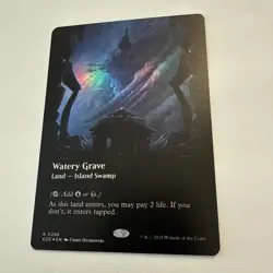 Watery Grave FOIL Borderless 286 Edge of Eternities EOS MTG Rare Land Unplayed - Image 2