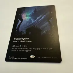 Watery Grave FOIL Borderless 286 Edge of Eternities EOS MTG Rare Land Unplayed - Image 4