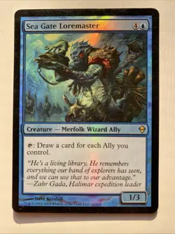 Sea Gate Loremaster FOIL MP MTG Zendikar - Image 2