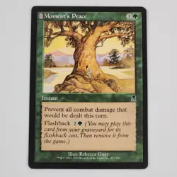 Moments Peace Magic The Gathering Odyssey #251 Common MTG Instant Fog Flashback - Image 1