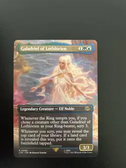 Galadriel of Lothlorien (Borderless) Universes Beyond Mtg Lord of the Rings Rare - Image 1