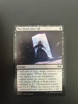 Foil Not Dead After All Wilds of Eldraine Mtg Common 101 - Image 1
