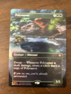 MTG English Polyraptor (Borderless) NM Foil Special Guests - Image 1