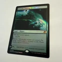 Evendo, Waking Haven FOIL 253 Edge of Eternities EOS MTG Mythic Land Unplayed NM - Image 2