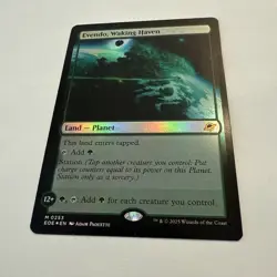 Evendo, Waking Haven FOIL 253 Edge of Eternities EOS MTG Mythic Land Unplayed NM - Image 3