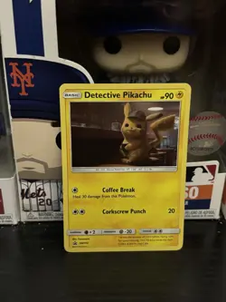 Pokemon TCG Detective Pikachu - Pikachu #SM190 - Holo Card - Image 1