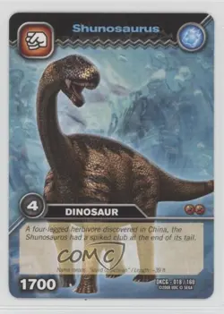 2008 Dinosaur King Trading Card Game Series 1: Shunosaurus #DKCG-018 0kb5 - Image 1