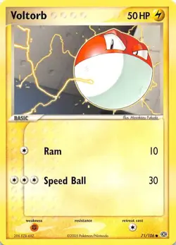 Voltorb 71/106 Emerald Pokemon 002265 - Image 1
