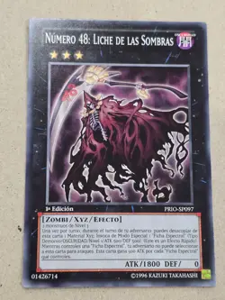 Number 48: Shadow Lich●YUGIOH●PRIO●2014●COMMON●1st ED●SPANISH●NM●E200 - Image 1