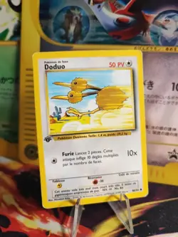 Pokemon Karte Card Doduo 1. Edition Base Basis Set French Francaise Dodu Wotc LP - Image 1