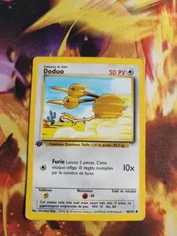 Pokemon Karte Card Doduo 1. Edition Base Basis Set French Francaise Dodu Wotc LP - Image 2