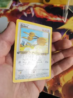 Pokemon Karte Card Doduo 1. Edition Base Basis Set French Francaise Dodu Wotc LP - Image 3