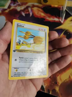 Pokemon Karte Card Doduo 1. Edition Base Basis Set French Francaise Dodu Wotc LP - Image 4