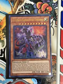 Yugioh Ultimate Conductor Tyranno SR04-EN001 Ultra Rare - Image 1