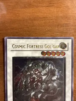 1x Cosmic Fortress Gol'Gar Grey Misprint Shifted Yugioh Ultimate MP CRMS-EN044 - Image 2