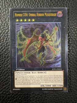 YuGiOh Number C104: Umbral Horror Masquerade JOTL-EN056 (UTR) (NM) 1st Edition - Image 1