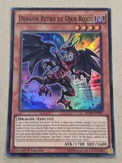 Red-Eyes Retro Dragon●YUGIOH●BOSH●2016●SUPER RARE●SPANISH●1st EDITION●NM●E193 - Image 1