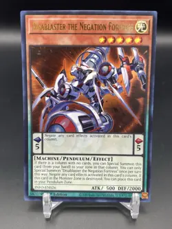 Yugioh Disablaster the Negation Fortress - INFO-EN026 - Ultra Rare - 1st Ed LP - Image 2