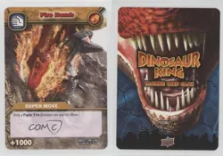 2008 Dinosaur King Trading Card Game Series 1: Fire Bomb #DKCG-109 0kb5 - Image 3
