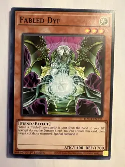 Fabled Dyf - HAC1-EN133 Yugioh Hidden Arsenal - 1st Edition - Near Mint - Image 1