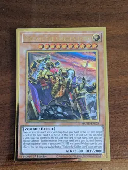 1X ELDLICH THE GOLDEN LORD MGED-EN024 GOLD ULTRA 1ST NEAR MINT YUGIOH - Image 1