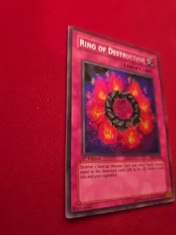 Yugioh Ring Of Destruction PGD-000 1st Edition Secret Rare MP - Image 2