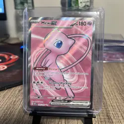 Mew ex 193/165 Sv: Scarlet & Violet 151 Ultra Rare Art Holo Foil Pokemon Card - Image 1