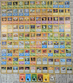 Pokemon Vintage Lot Of 114 Common and Uncommon Base, Jungle, Fossil cards - Image 1