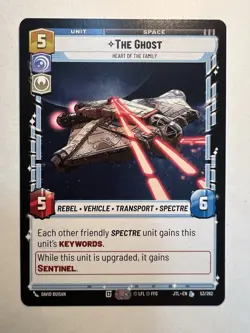 Star Wars Unlimited JTL - The Ghost Heart Of The Family - Legendary Card 053 - Image 1