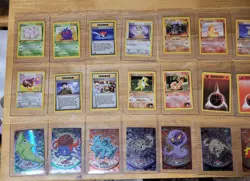 Raw 1st Edition Pokemon Jungle, Gym Chal, Gym Heroes, and Topps Chrome Card Lot - Image 4