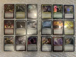 Argent Saga TCG Betrayal 2.0 400+ Card Lot, 100+ FOILS, in Binder Pages - Image 2