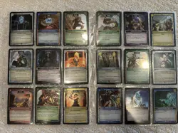Argent Saga TCG Betrayal 2.0 400+ Card Lot, 100+ FOILS, in Binder Pages - Image 4