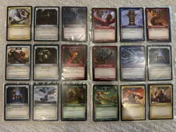 Argent Saga TCG Betrayal 2.0 400+ Card Lot, 100+ FOILS, in Binder Pages - Image 5