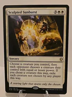 Sculpted Sunburst MTG Commander Legends: Battle for Baldur's Gate Regular - Image 1