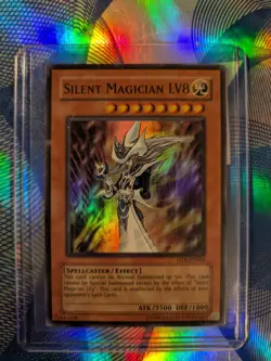 NTR-EN002 Yu-Gi-Oh! Silent Magician LV8 Super Rare 05 DS Promo Card LP-NM - Image 1