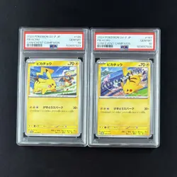 PSA10 Pikachu Gym Promo 2-Card Set Japanese SV-P 120 197 Pokemon Card GEM MINT - Image 2