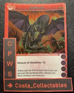 AOKUA - CHOOSE YOUR STATS - RARE - BEYOND THE DOORS - CHAOTIC CARD - NM - Image 1