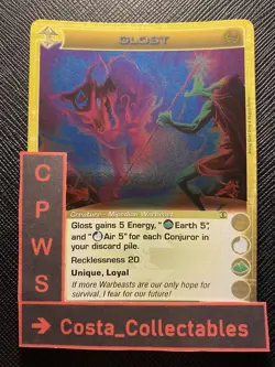 GLOST - CHOOSE YOUR STATS - RARE - RISE OF THE OLIGARCH - CHAOTIC CARD - NM - Image 1