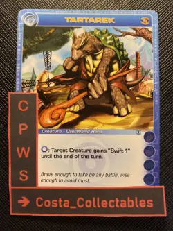TARTAREK - CHOOSE YOUR STATS - RARE - 1ST ED - DAWN OF PERIM - CHAOTIC CARD - NM - Image 1