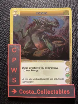 IXXIK - CHOOSE YOUR STATS - RARE - 1ST ED - AU PAST CREATURE - CHAOTIC CARD - NM - Image 1