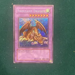 Yu-Gi-Oh! Thousand Dragon MRD-143 Reverse Foil Misprint Secret Rare Unlimited - Image 1