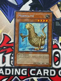 Yugioh Mormolith TAEV-EN085 1st Edition Secret Rare LP FOIL BLEED - Image 1